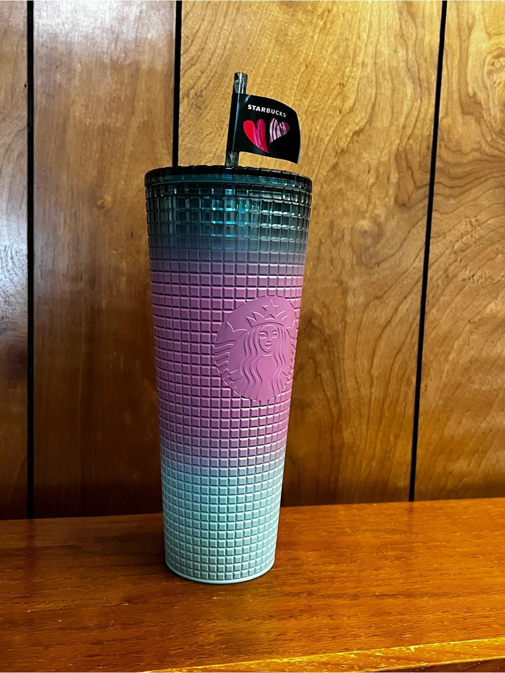 Starbucks Gradient Studded Tumbler - Teal, Pink, Mint